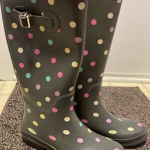 Polka Dot Rain Boots